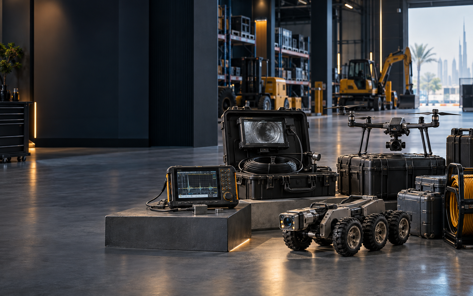 Industrial inspection and rental equipment available through EquipRent Marketplace