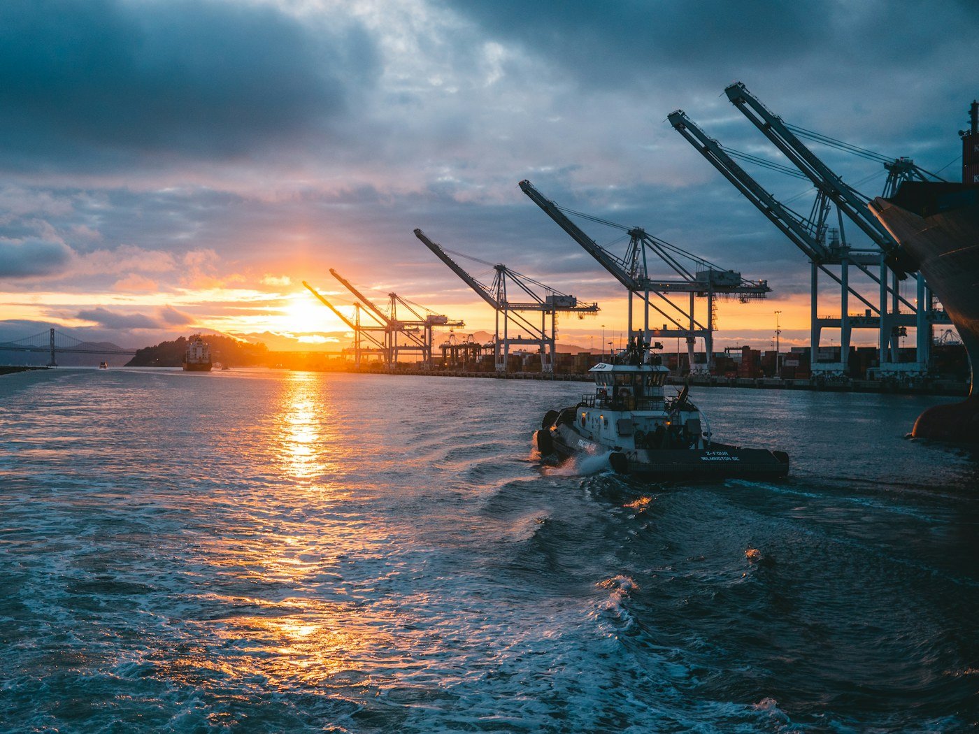 Offshore industrial platforms representing regional and global equipment projects